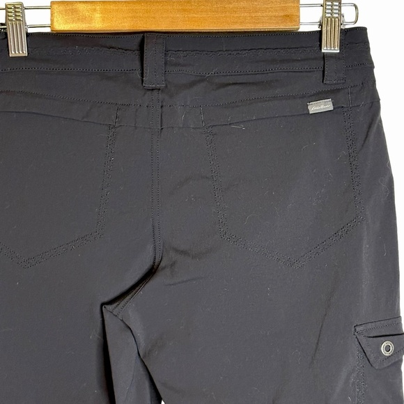 Eddie Bauer nylon spandex blend black‎ Capri pants size 2 #23751074 - Picture 6 of 8